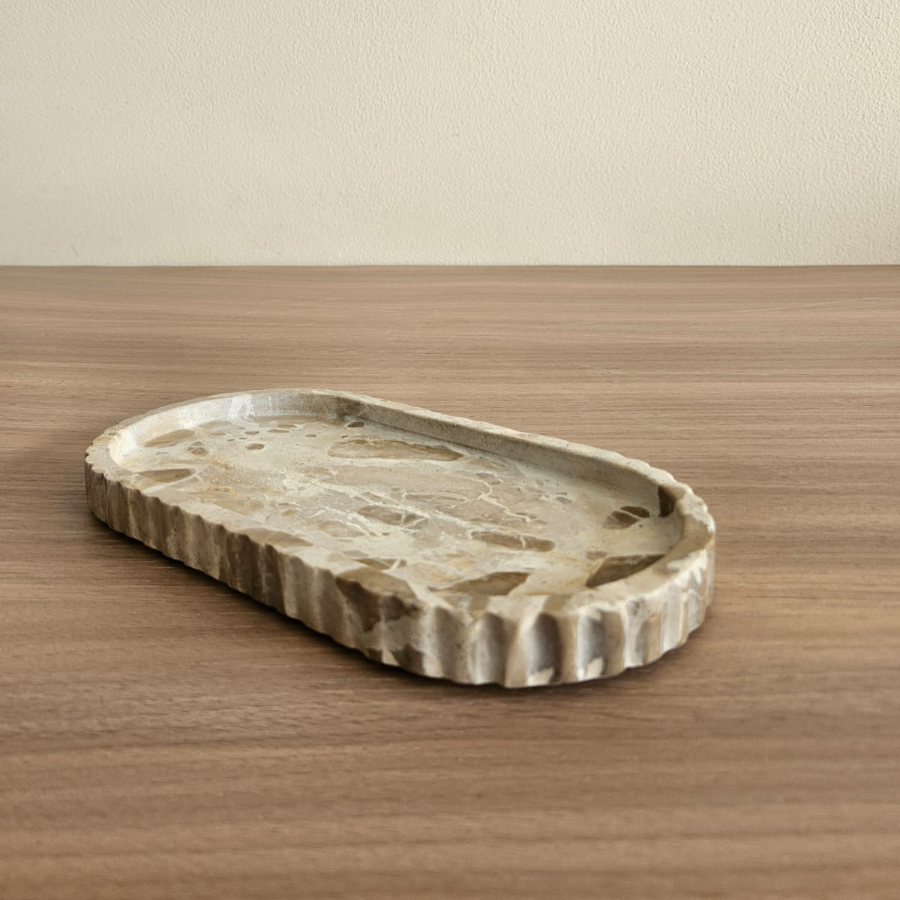Seville scalloped tray