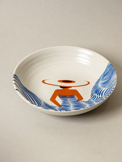 Multipurpose Ceramic Bowl - Girl in Hat