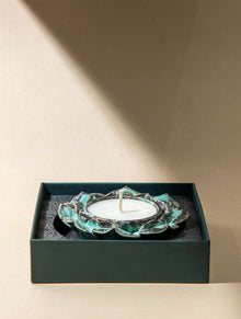 Lotus Bloom Ceramic Candle (Scented)