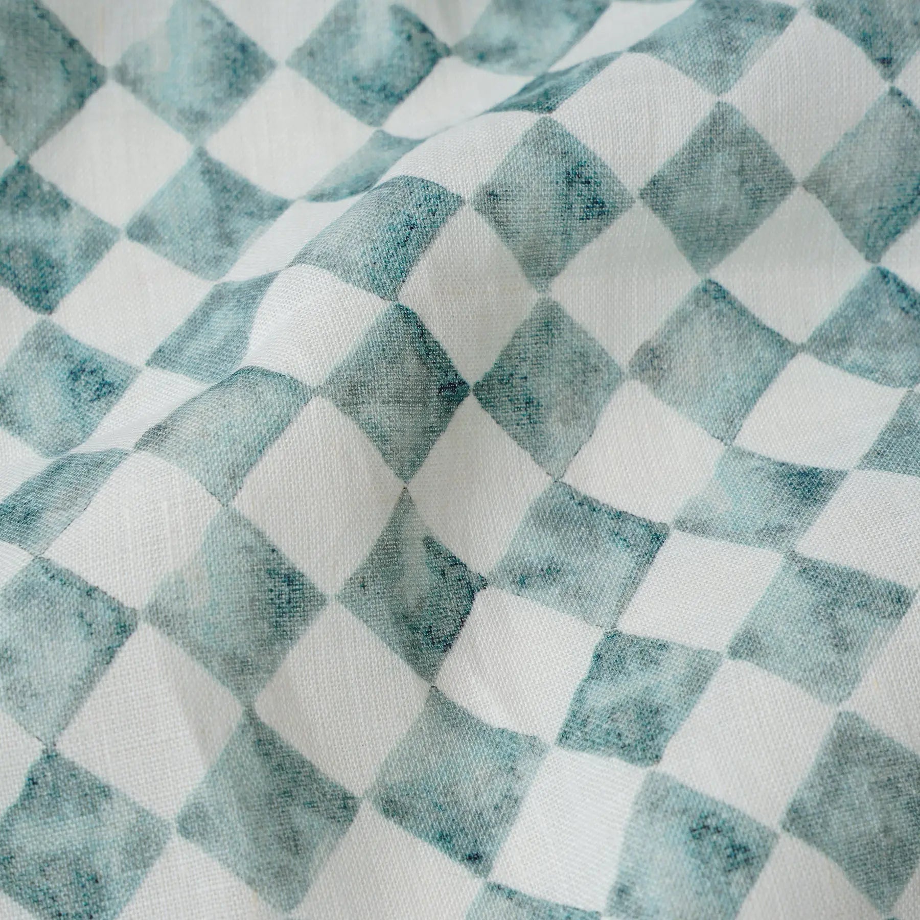 Table Runner - Checker Blue