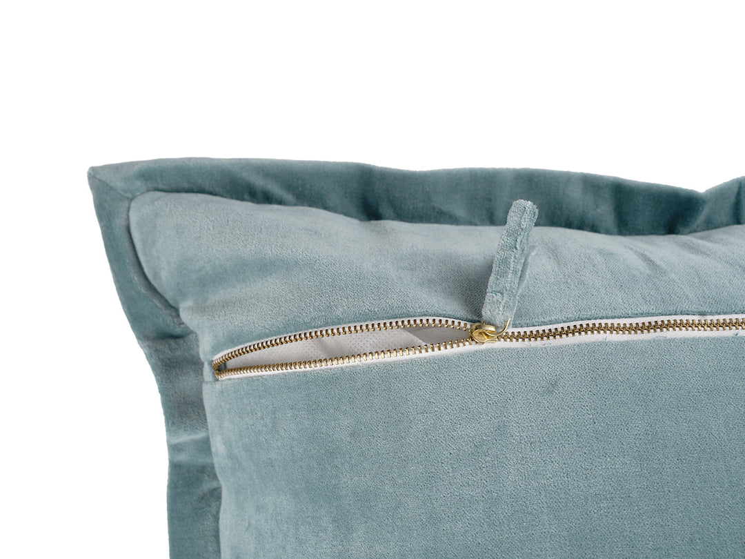 Ogee Teal Cushion Cover