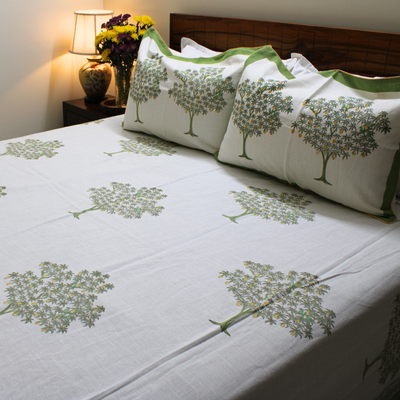 Anand Bagh Lotus Garden Bedcover