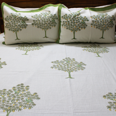 Anand Bagh Lotus Garden Bedcover