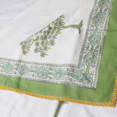 Anand Bagh Lotus Garden Bedcover