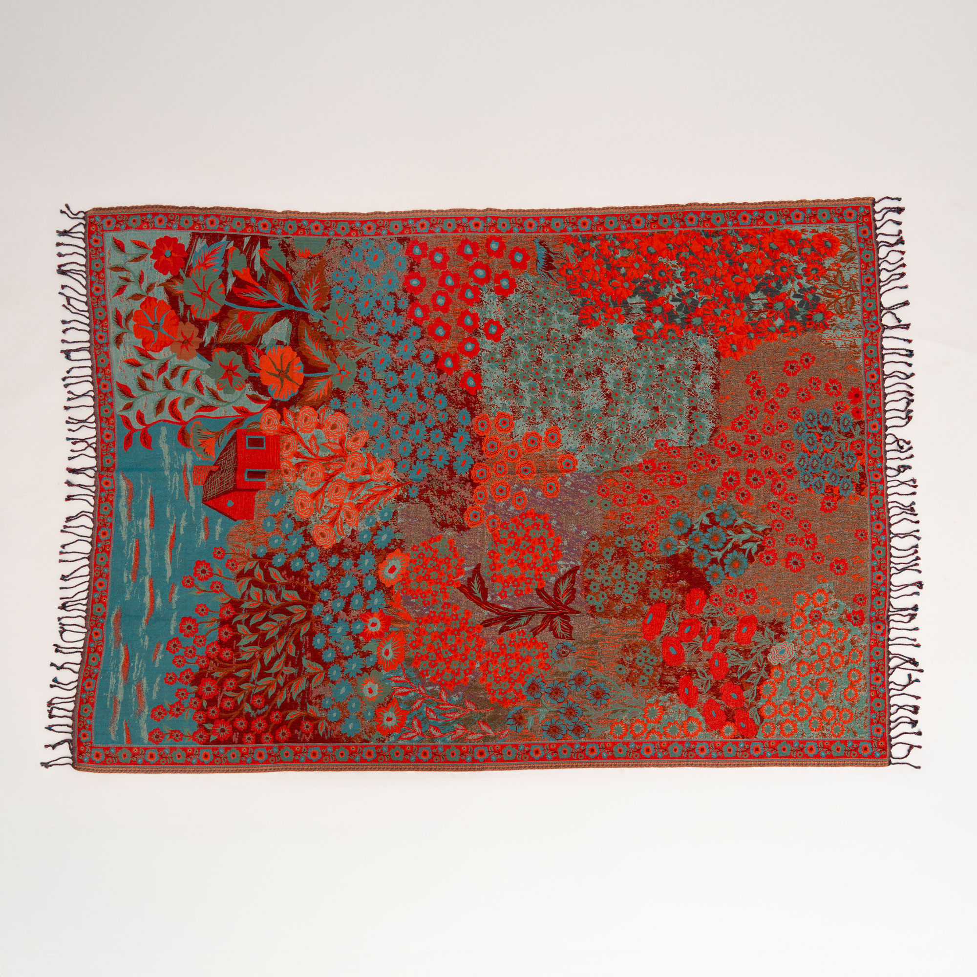 Valley Of Blooms Throw-2