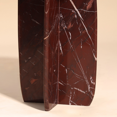Raio Marble Table - Rosso