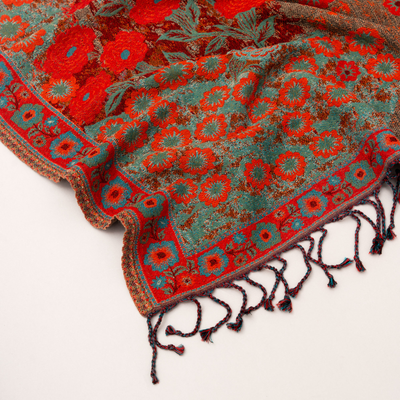 Valley Of Blooms Throw-2
