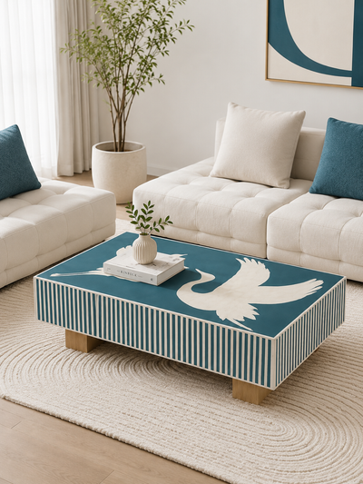 Rectangular Coffee Table - Aviara Bird