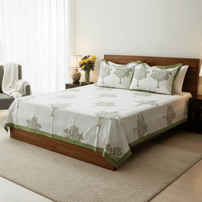 Anand Bagh Lotus Garden Bedcover