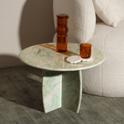 Raio Marble Table - Pista