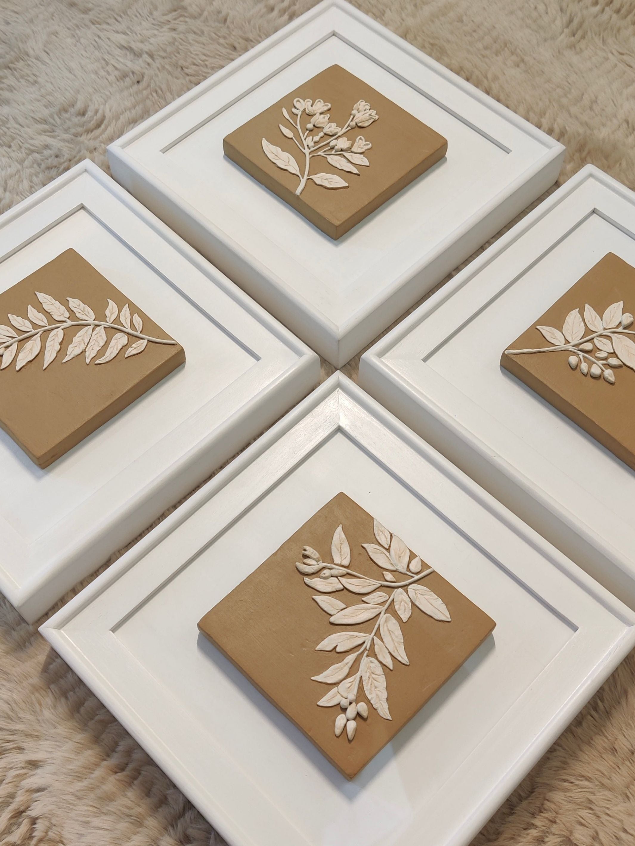 Whispering Leaves Modern Artwork for Interiors