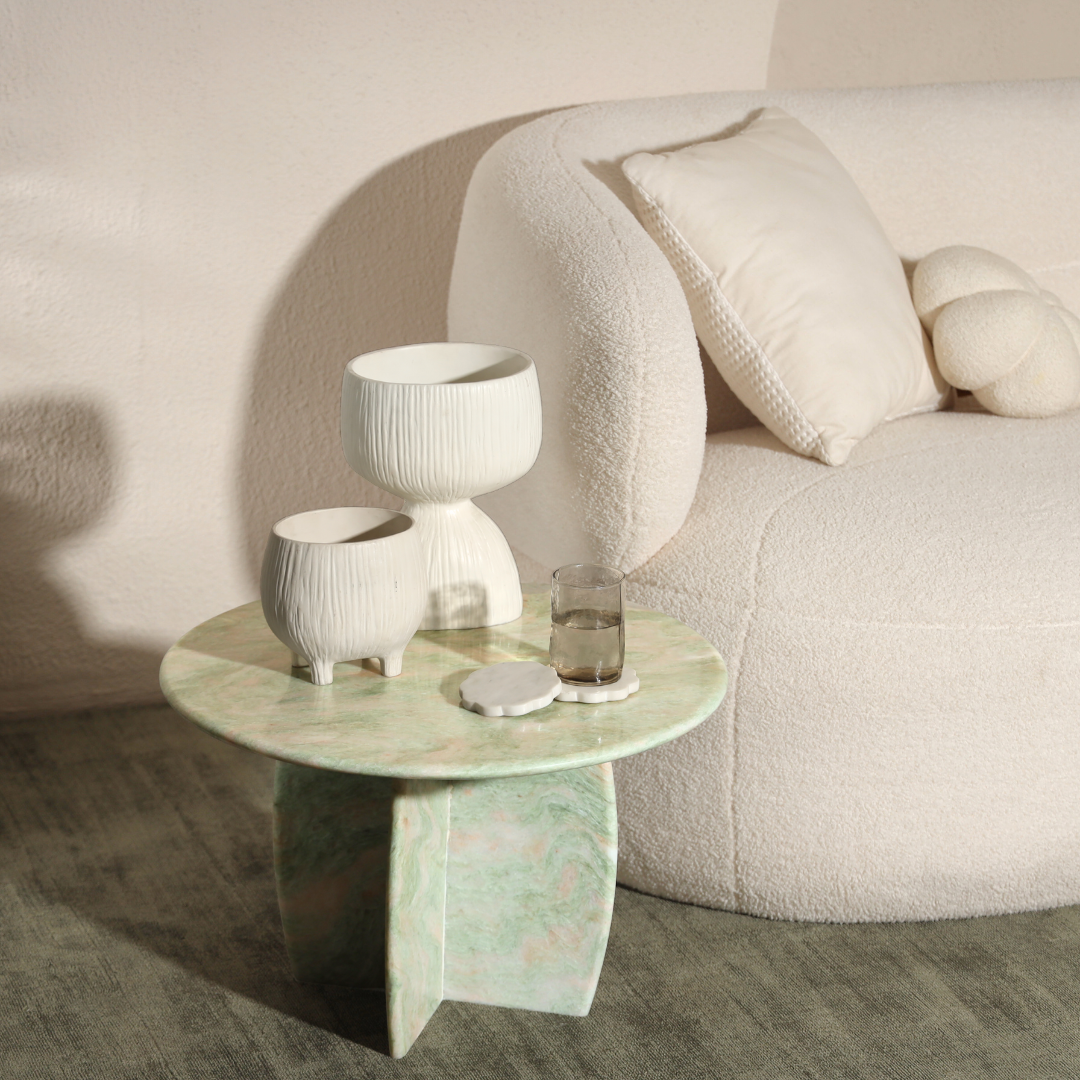 Raio Marble Table - Pista