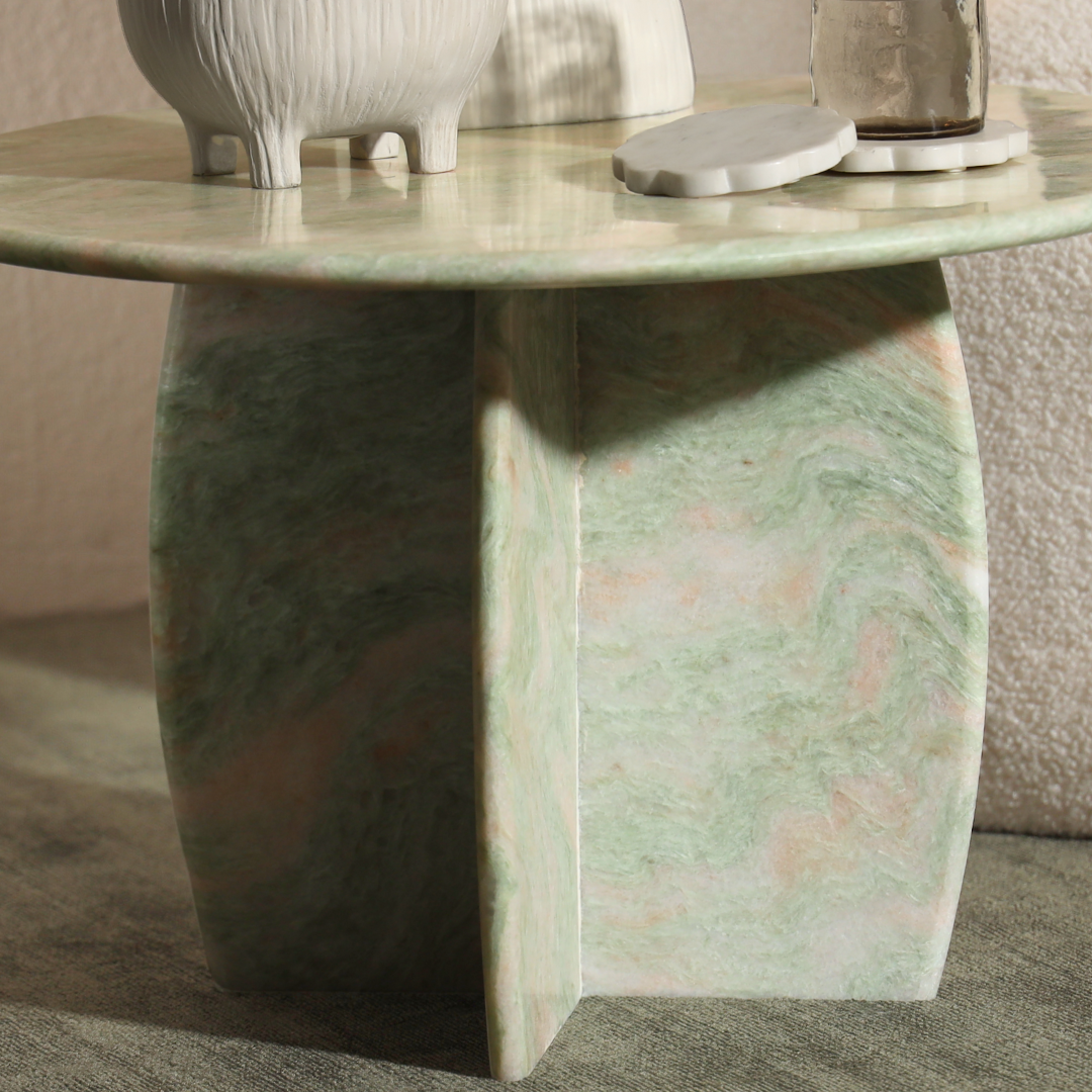 Raio Marble Table - Pista