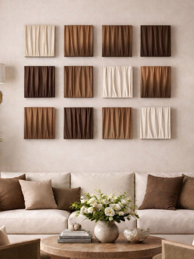 Luxe Draped Abstract Plaster Art for Home decor