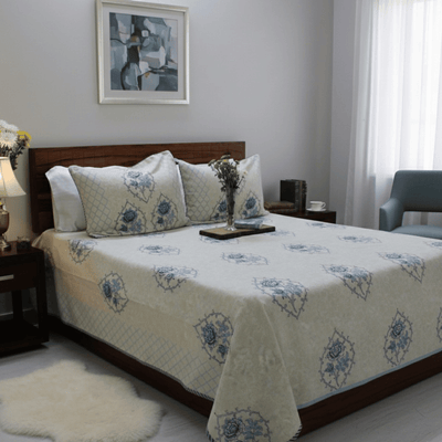 Anand Bagh Lotus Garden Bedcover