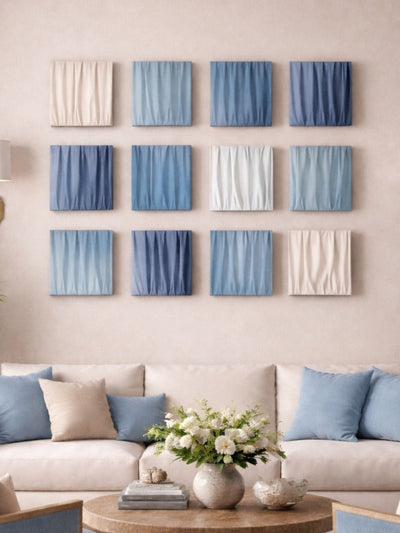 Luxe Draped Abstract Plaster Art for Home decor