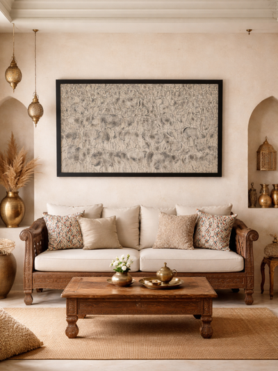 Whispers of the Herd Wildlife Inspired Artwork