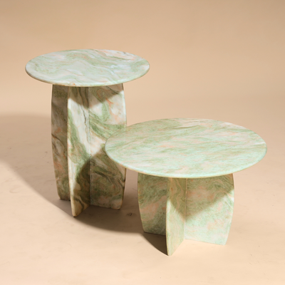 Raio Marble Table - Pista