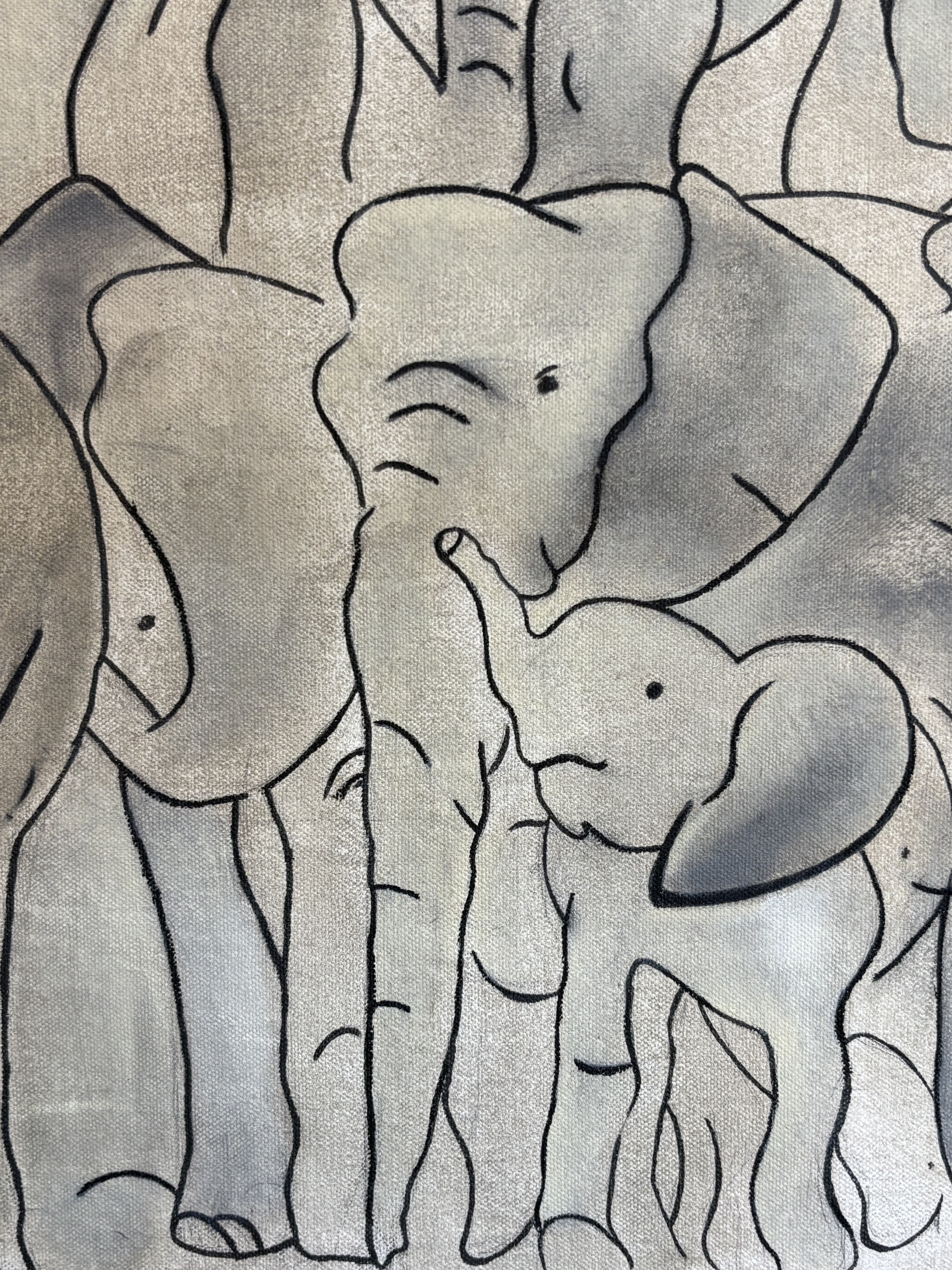 Whispers of the Herd Wildlife Inspired Artwork