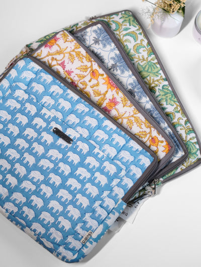 Laptop Sleeve Elephant Prints