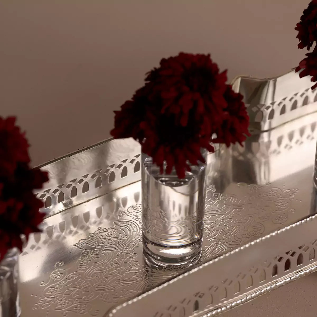 Victorian Rectangular Tray Silver