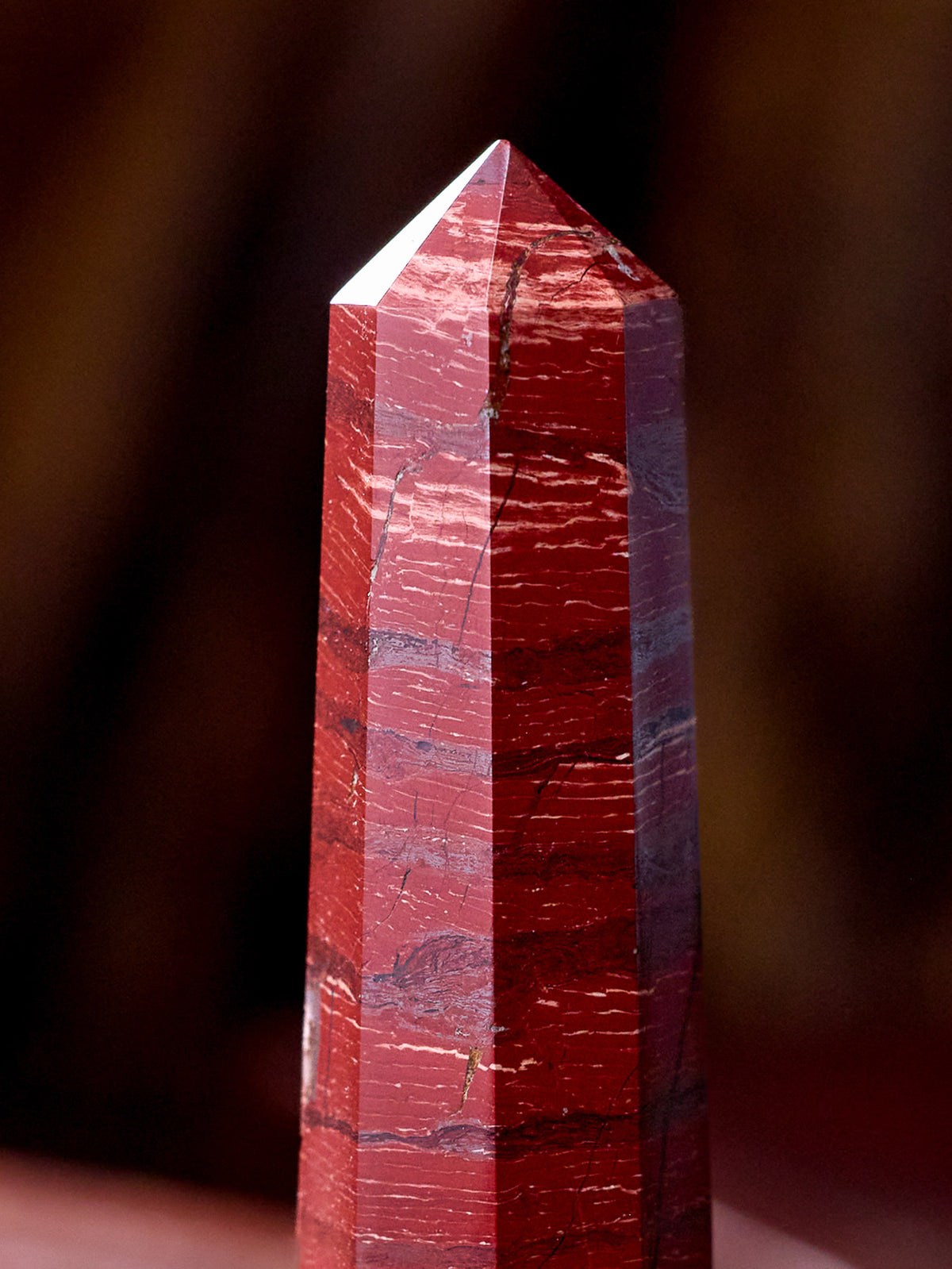 Semi-precious Stone - Snakeskin Jasper Tower