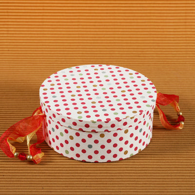 Polka Dot Round Gift Box