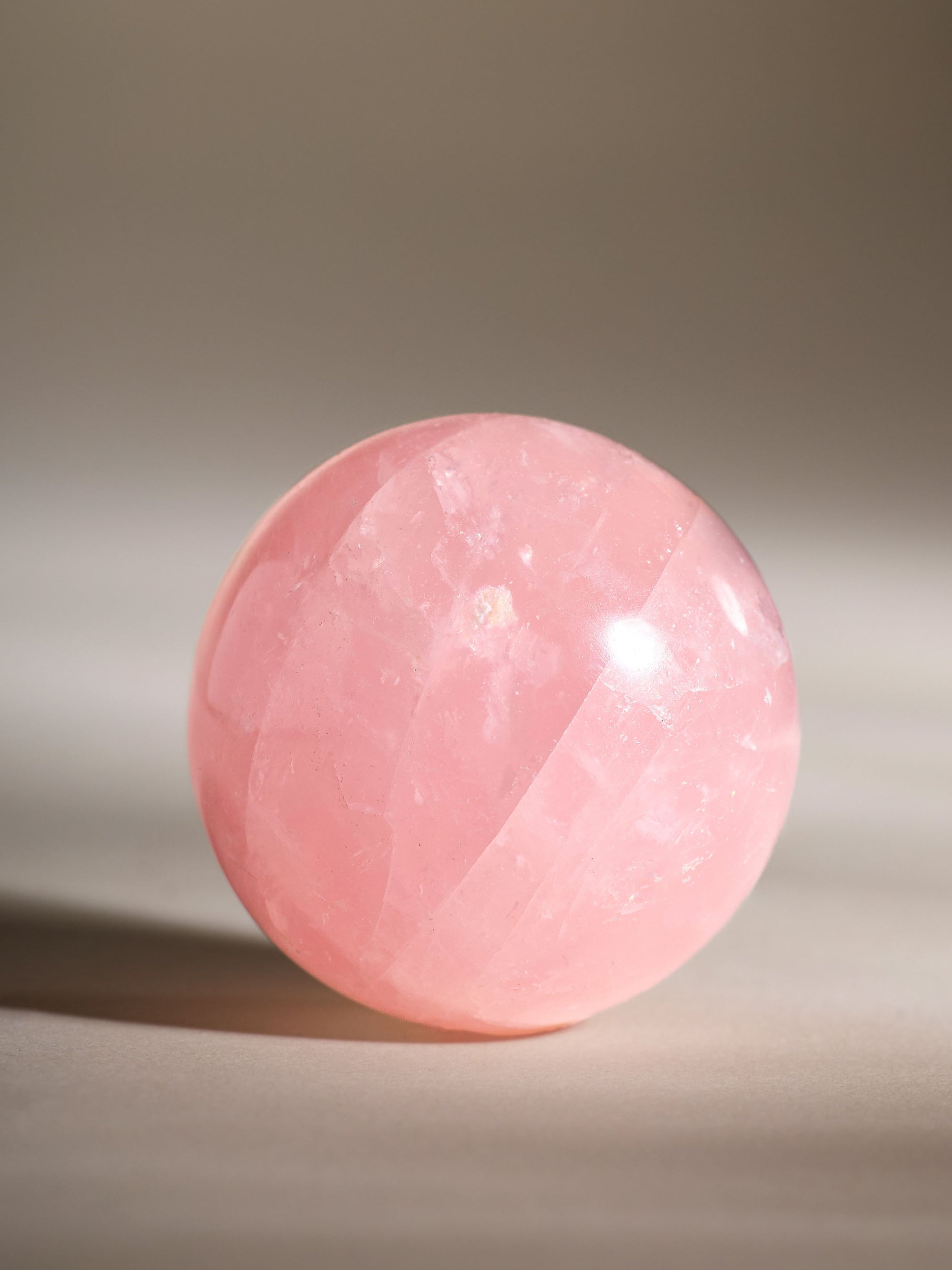 Semi-precious Gemstone - Rose Quartz Sphere