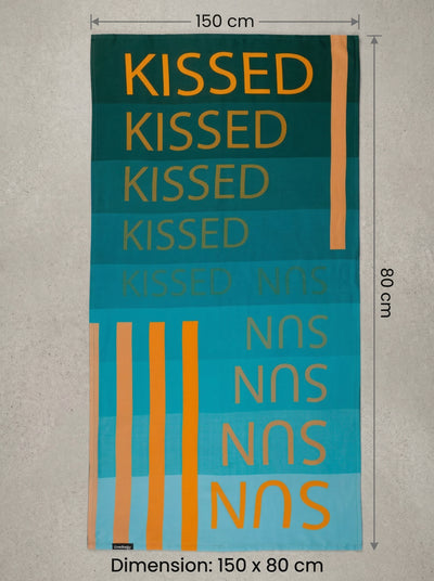 Sun Kissed Printed Beach Towel