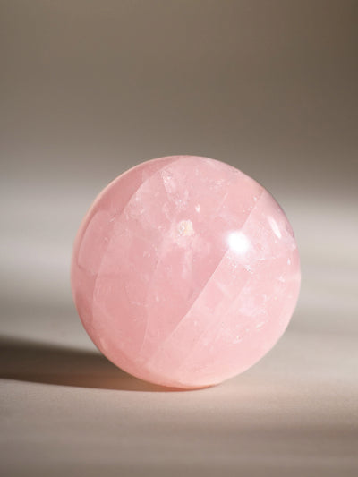 Semi-precious Gemstone - Rose Quartz Sphere