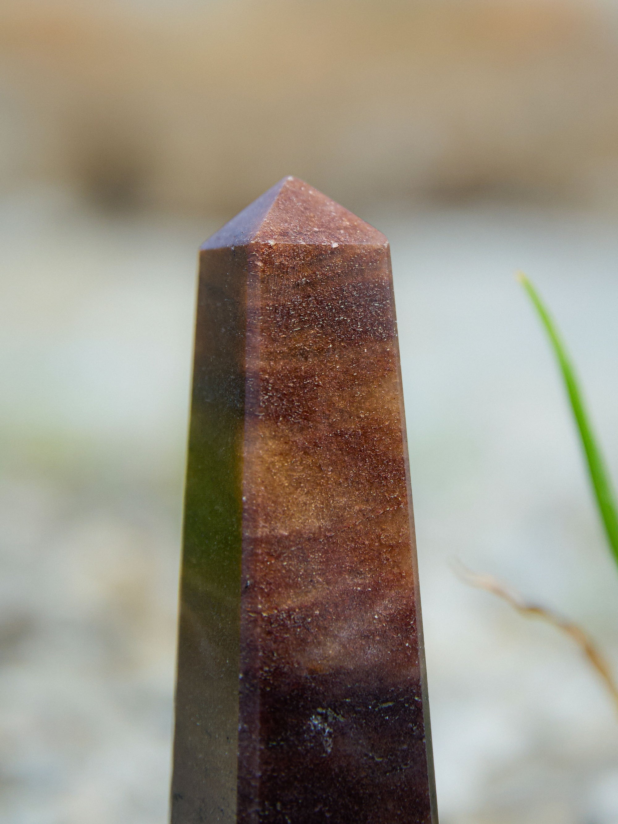 Gemstone Tower | Brown Jasper Obelisk