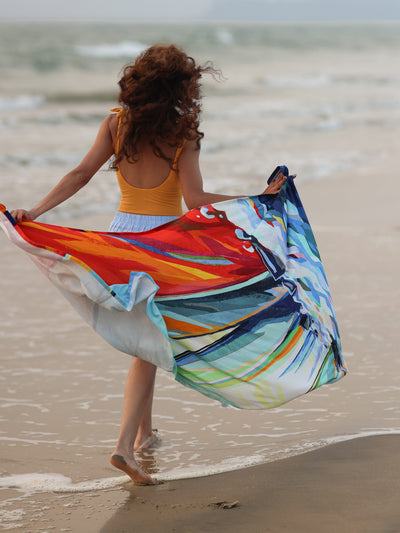 Yacht Club - Printed Beach Towel