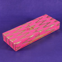 Ikat Pink 3 Partition Box