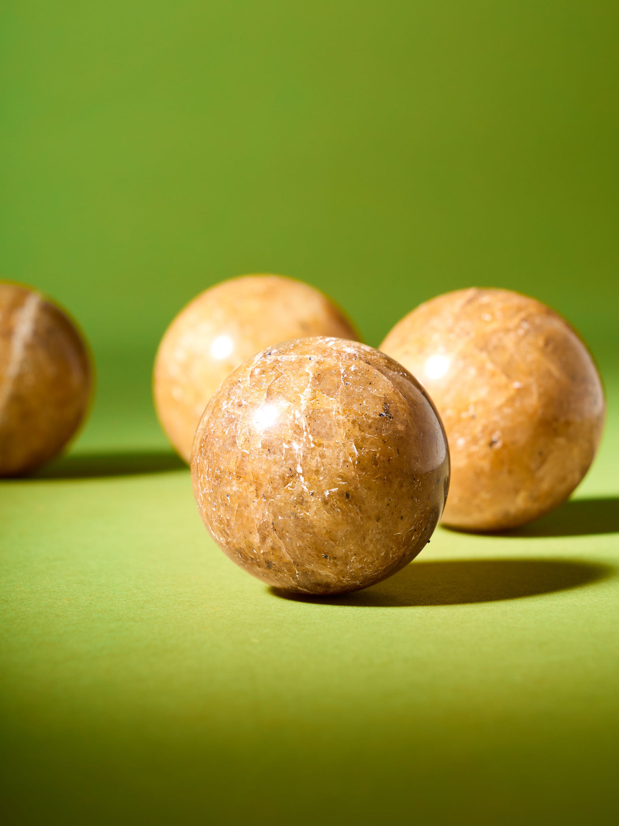 Semi-precious Gemstone - Gold Quartz Sphere