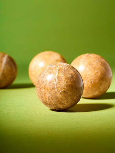 Semi-precious Gemstone - Gold Quartz Sphere