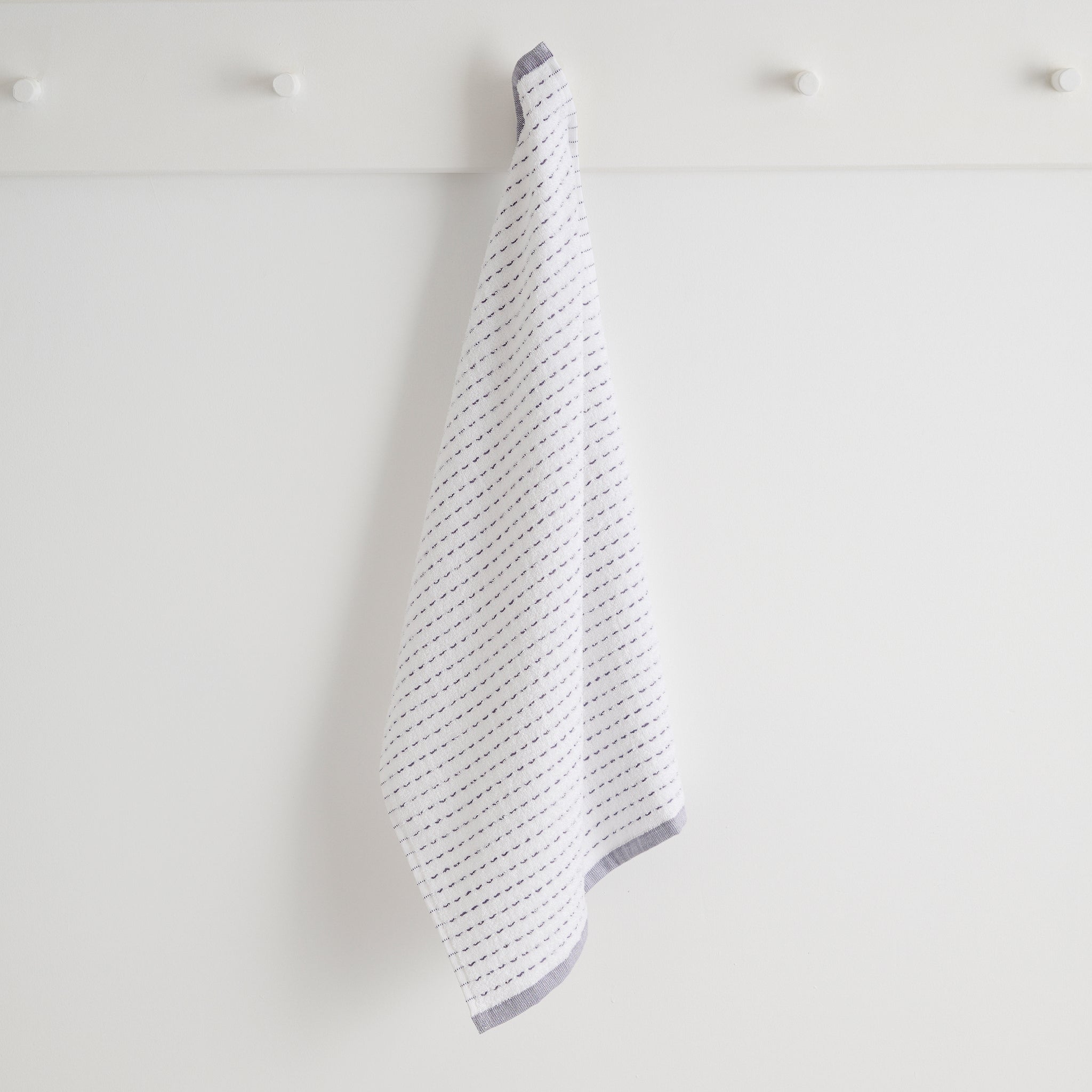 Drizzle | Cotton | Dobby Stripe Terry | Hand Towel