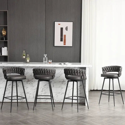 Presley Bar Stool - Charcoal Grey