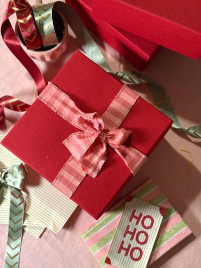 Green Checks Christmas Hamper - Personalised Lifestyle Gift Box