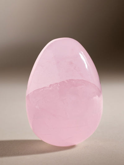 Semi-precious Gemstone - Rose Quartz Egg