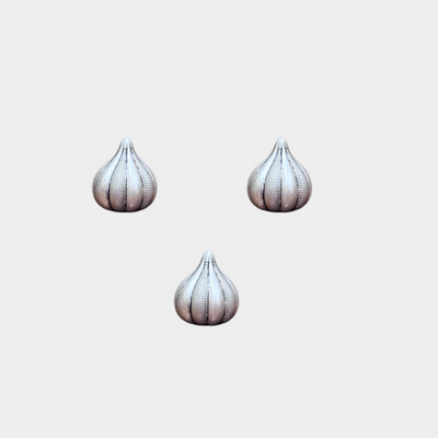 Set of Three Silver Modaks – Tranquil Blessings