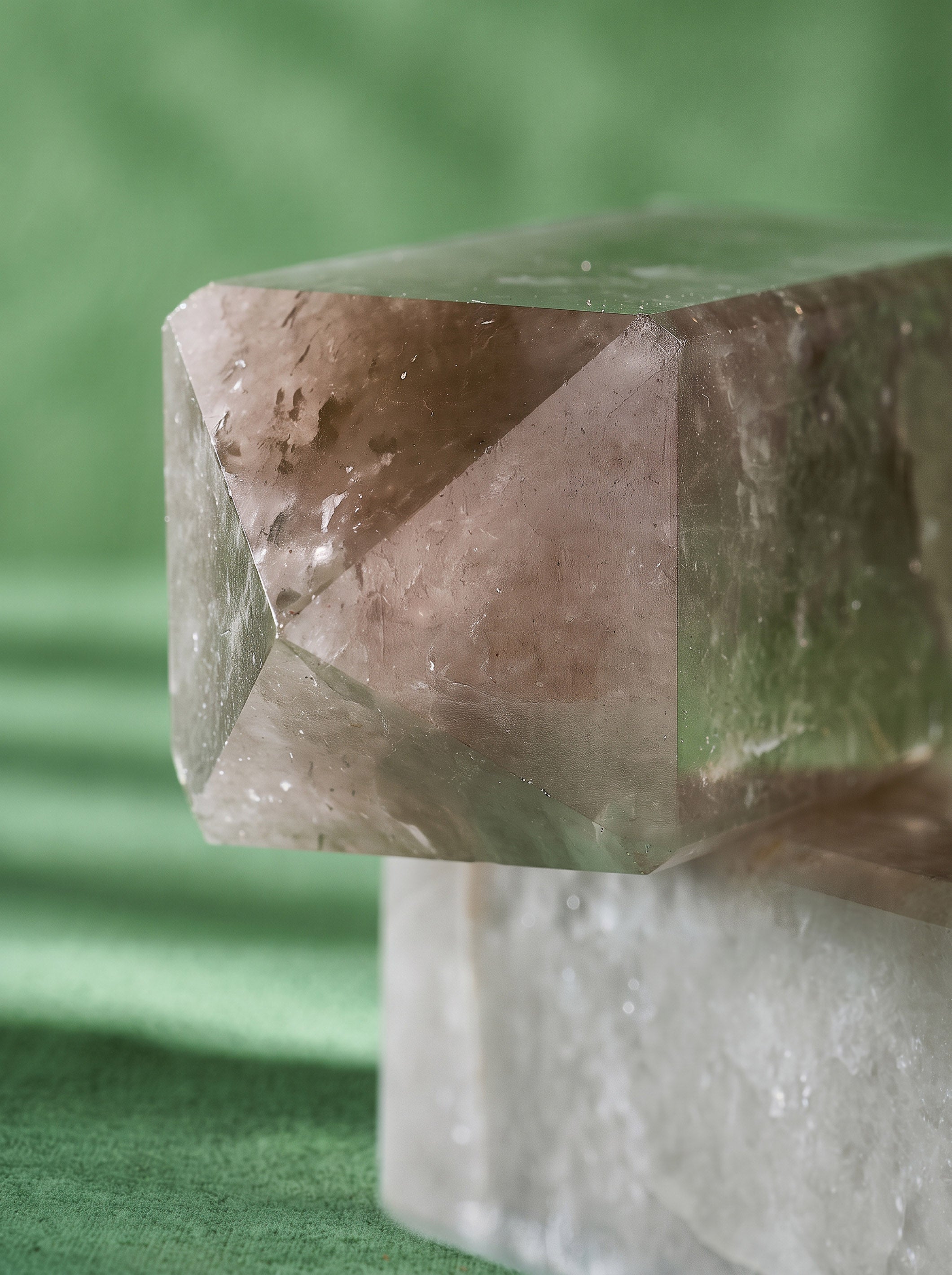 Semi-precious Stone - Smoky Quartz Tower