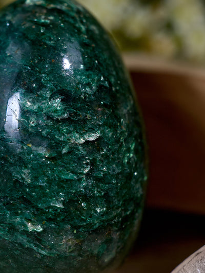 Semi-precious Stone - Moss Agate Egg