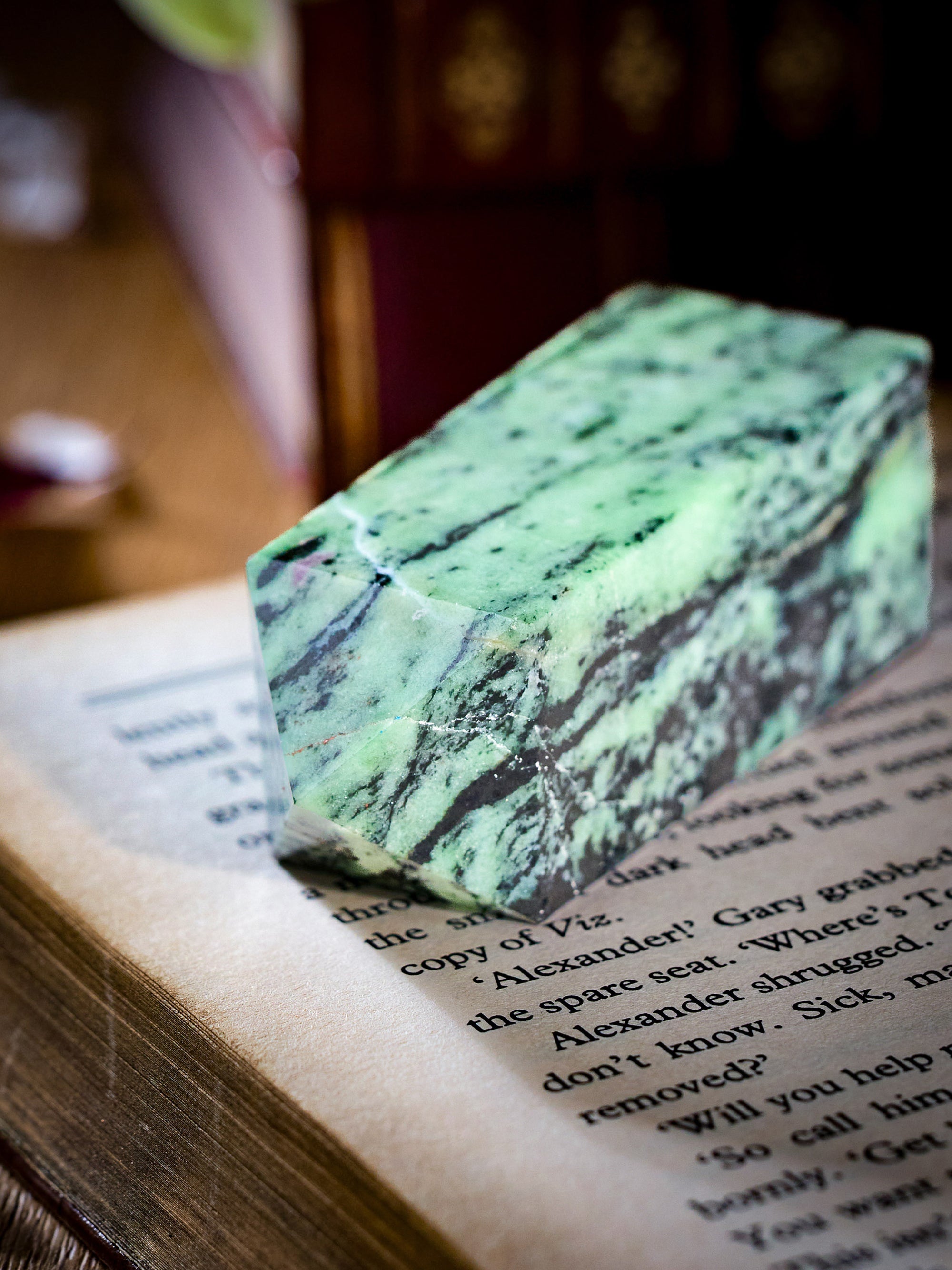 Semi-precious Stone - Ruby Zoisite Tower