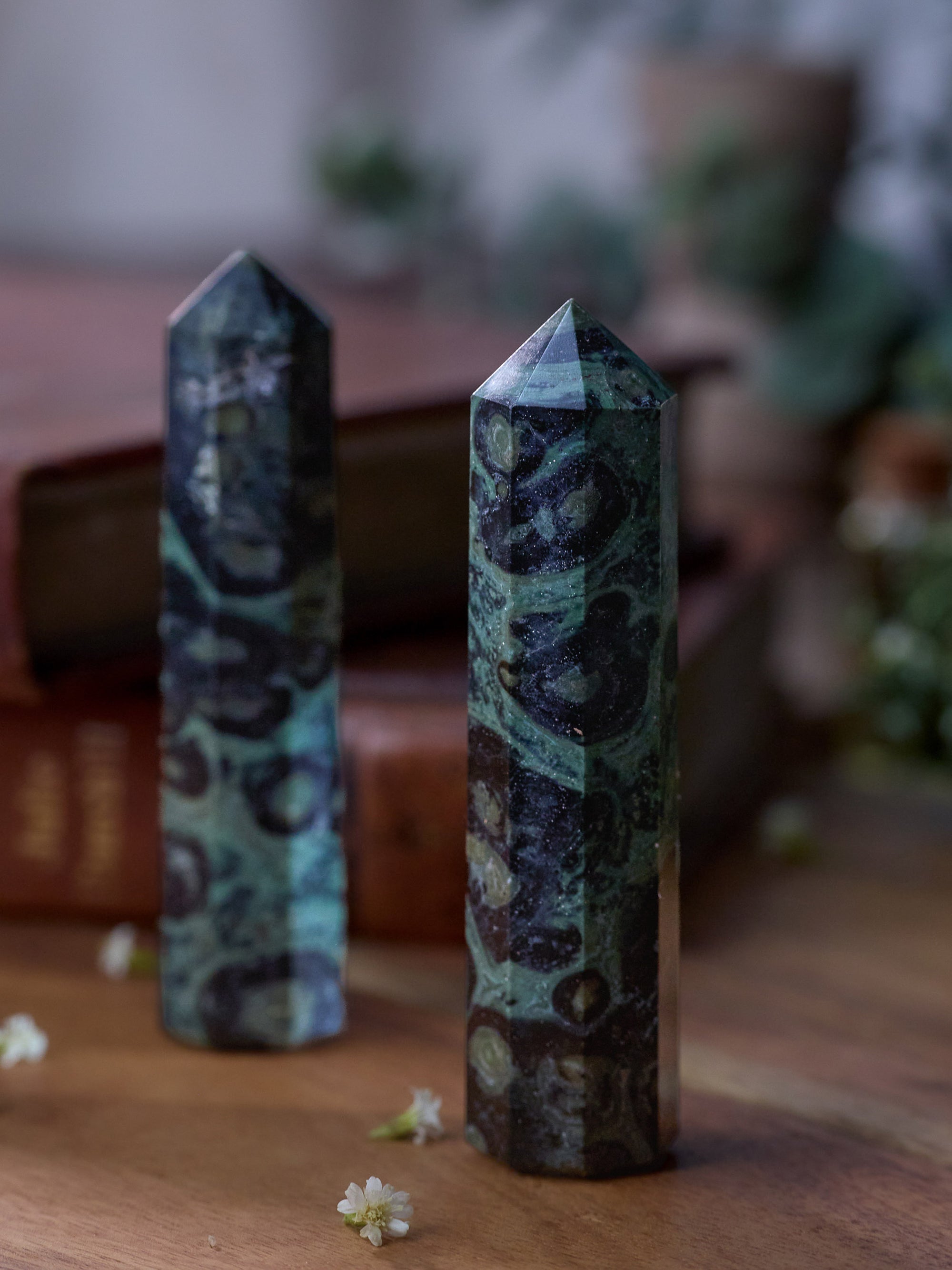 Semi-precious Gemstone - Kambaba Jasper Tower