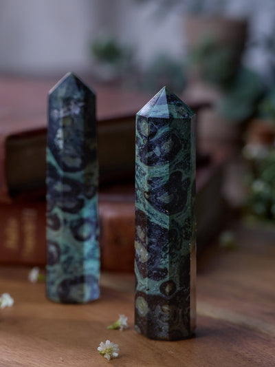 Semi-precious Gemstone - Kambaba Jasper Tower