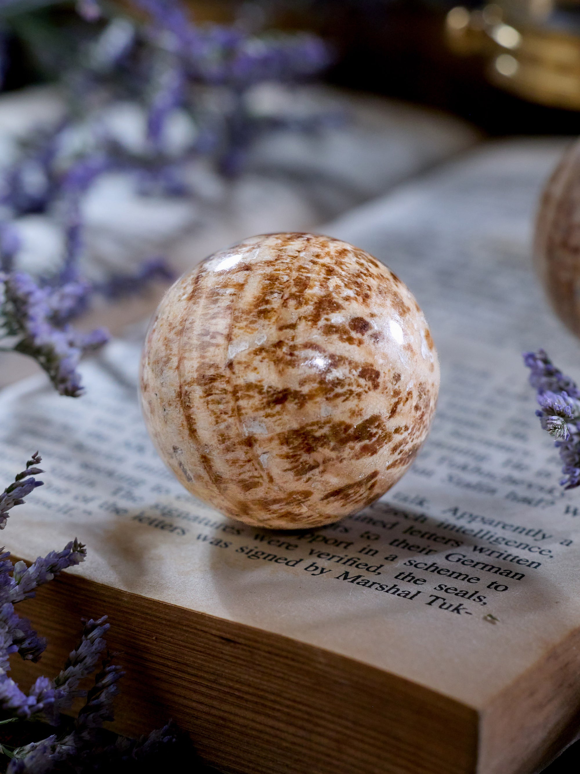 Semi-precious Gemstone - Aragonite Sphere