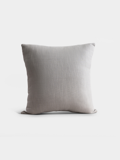 Saadiyat Ash Grey Cotton Cushion Cover