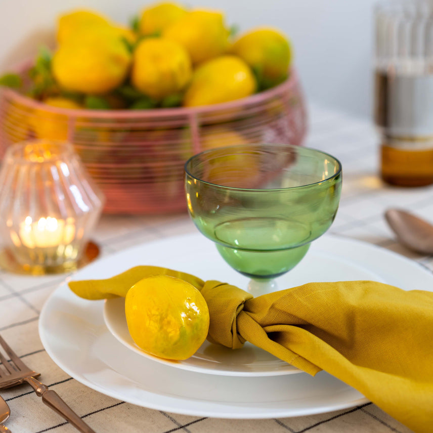 Green Goblet Bowl (set of 4)