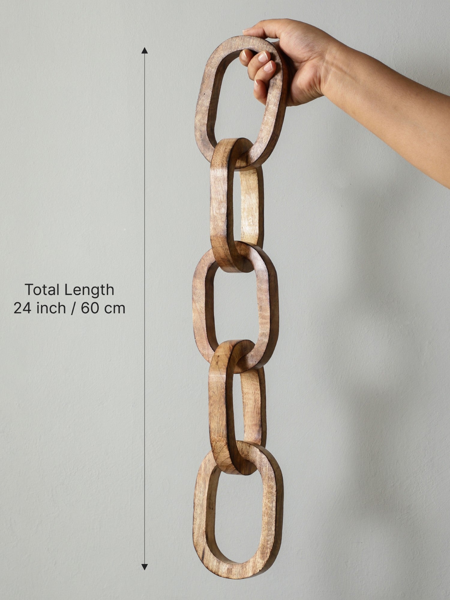 Wooden Chain (5 Knots)