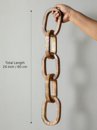 Wooden Chain (5 Knots)